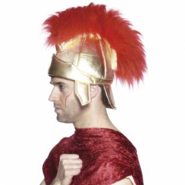 Afgeprijsde gouden romeinse helm