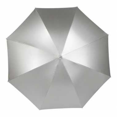 Afgeprijsde zilveren paraplu 105 cm