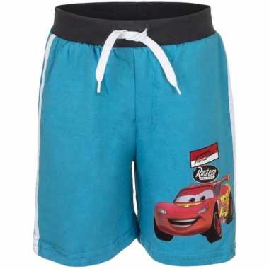 Blauwe korte broek cars