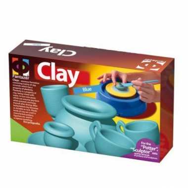 Blauwe pottenbakken klei