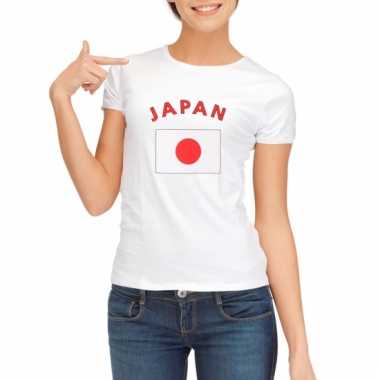 Japanse vlaggen t-shirt voor dames