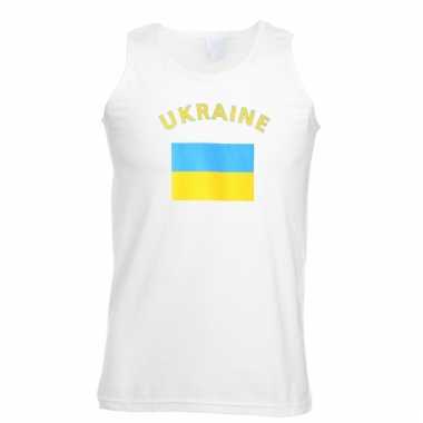 Oekraiense vlaggen tanktop/ t-shirt