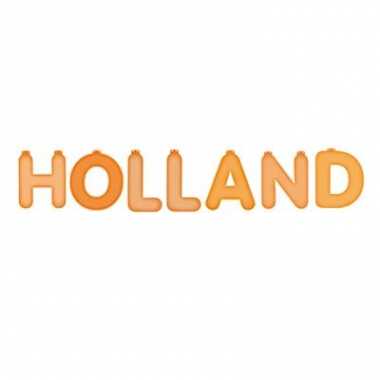 Opblaas holland letters