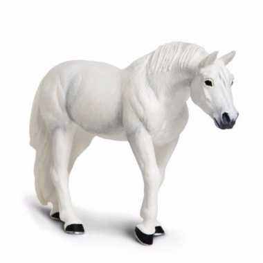 Plastic dieren lippizaner paardje 12 cm