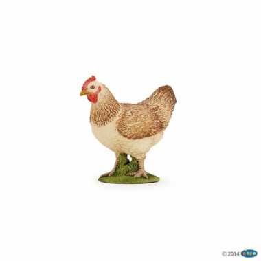 Plastic papo boerderij kip 5,5 cm
