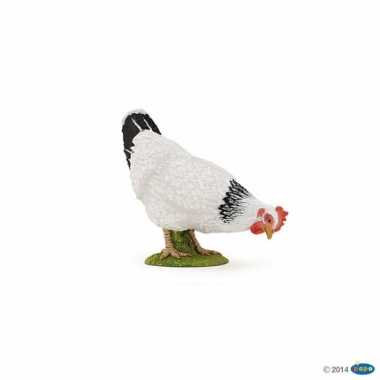 Plastic papo pikkende kip 6,5 cm
