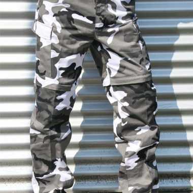 Urban camouflage broek afritsbaar