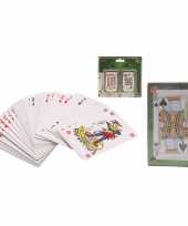 Afgeprijsde 6x stuks pakjes poker kaartsepellen kaarten