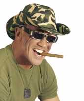 Afgeprijsde camouflage feestbrillen rechthoekig