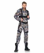 Afgeprijsde camouflage parachutist kostuum