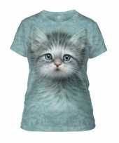 Afgeprijsde dieren shirts kitten voor vrouwen