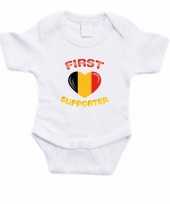 Afgeprijsde first belgie supporter rompertje baby