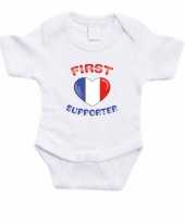 Afgeprijsde first frankrijk supporter rompertje baby