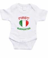 Afgeprijsde first italie supporter rompertje baby