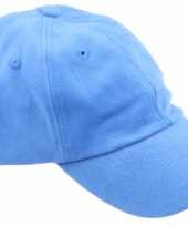 Afgeprijsde gekleurde lichtblauwe baseballcaps