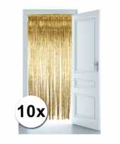 Afgeprijsde gouden versiering deur gordijn 10x