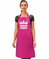 Afgeprijsde keuken prinses keukenschort roze dames