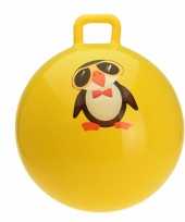 Afgeprijsde pinguin skippybal geel 55 cm