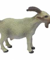 Afgeprijsde plastic dieren wit geitje 6 cm