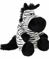 Afgeprijsde pluche zebra knuffeltje 33 cm