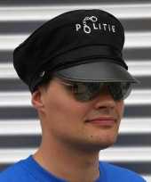 Afgeprijsde politie verkleedsetje politiepet met zonnebril