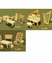 Afgeprijsde poppenhuis meubeltjes set voor hobby ateliers
