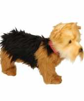 Afgeprijsde realistische yorkshire terrier knuffeldier 25 cm