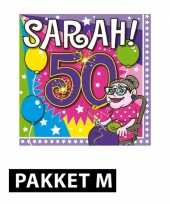 Afgeprijsde sarah 50 jaar versiering pakket