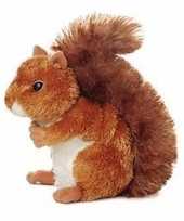 Afgeprijsde speelgoed eekhoorn knuffel 16 cm