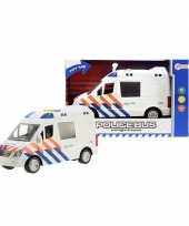 Afgeprijsde speelgoedauto politiewagen afmetingen 17 x 28 x 12 cm