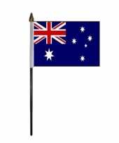 Australie luxe zwaaivlaggetje polyester