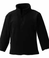 Basis zwarte fleece truien meisjeskleding