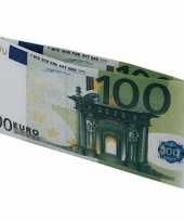 Beurs met 100 euro biljet afbeelding