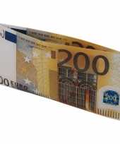 Beurs met 200 euro biljet afbeelding