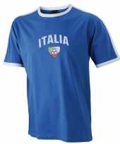Blauw shirtje italie print