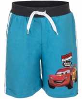 Blauwe korte broek cars