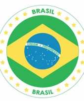 Brazilie vlag print bierviltjes