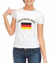 Duitsland vlaggen t-shirt voor dames