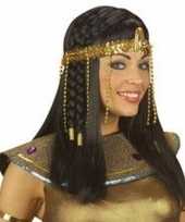 Egyptische prinses haarband gouden pailetten