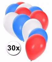 Feest ballonnen in de kleuren van engeland 30x
