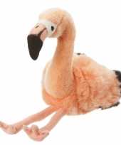 Flamingo knuffel van 18 cm