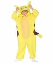 Geel hamster kostuum voor kinderen