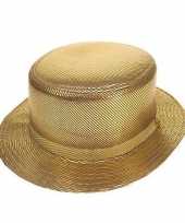 Gouden lou bandy hoed luxe