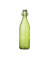 Groene giara fles