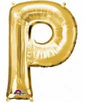 Grote letter ballon goud p 86 cm