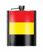 Heupflessen belgische vlag 200 ml