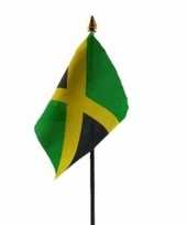 Jamaica luxe zwaaivlaggetje polyester
