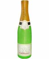 Jumbo opblaas champagnefles 180 cm