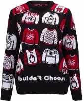 Kerstmis trui could not choose voor vrouwen