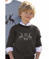Kerstmis trui met rendieren voor kids